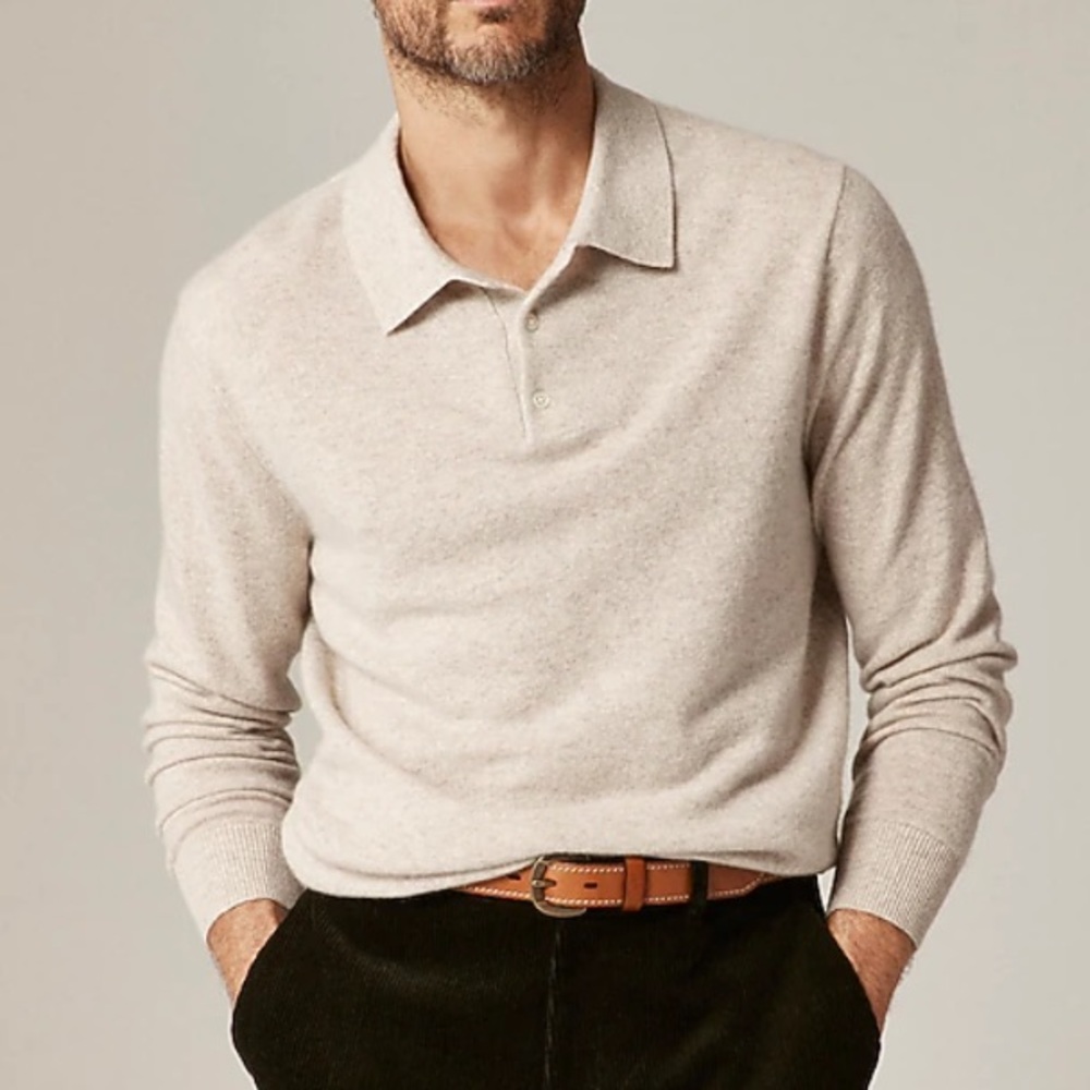 J. Crew Men's Cream Sweater